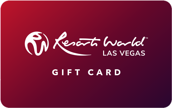 RESORTS WORLD LAS VEGAS GIFT CARD LOGO