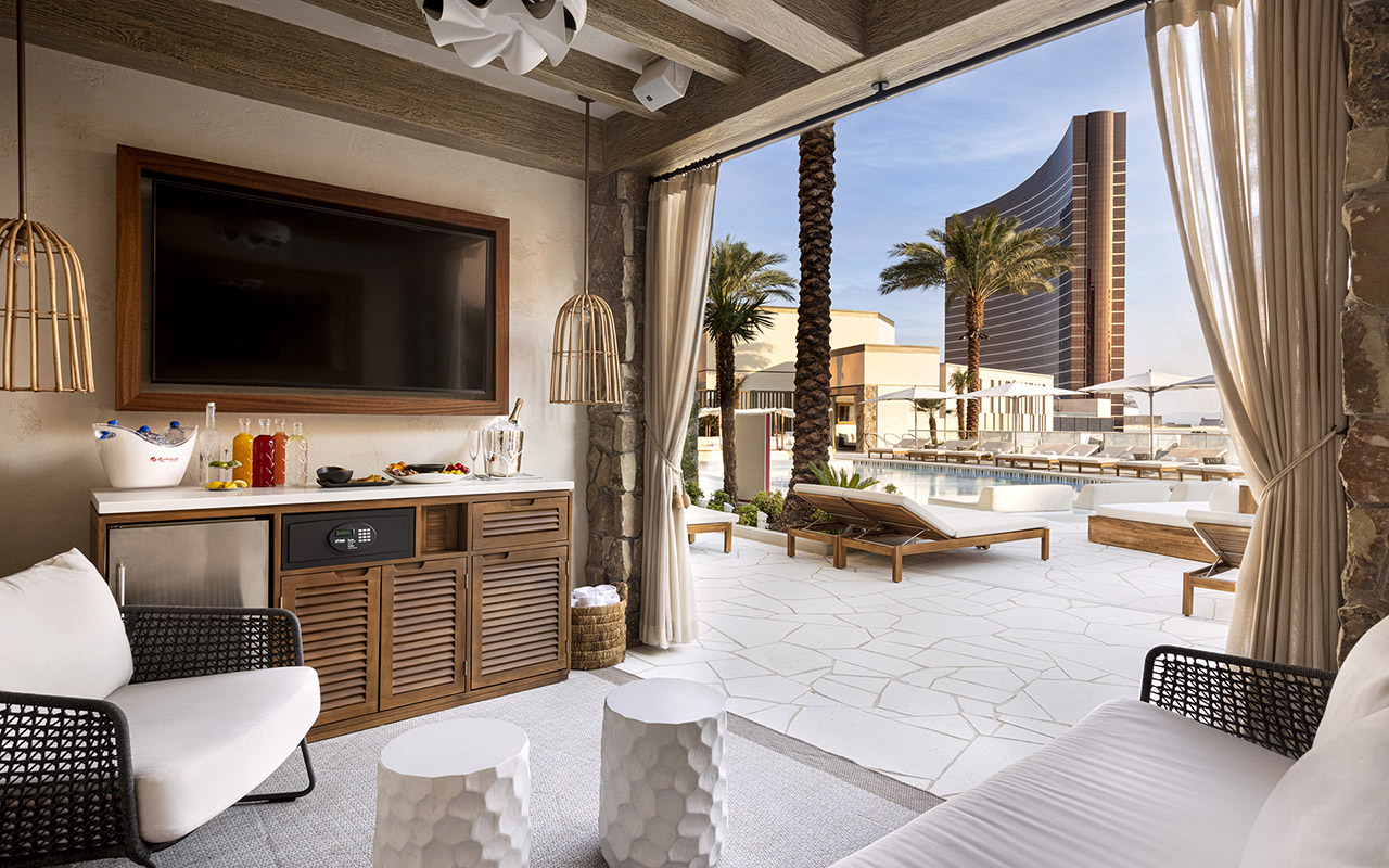 Athena VIP pool cabana
